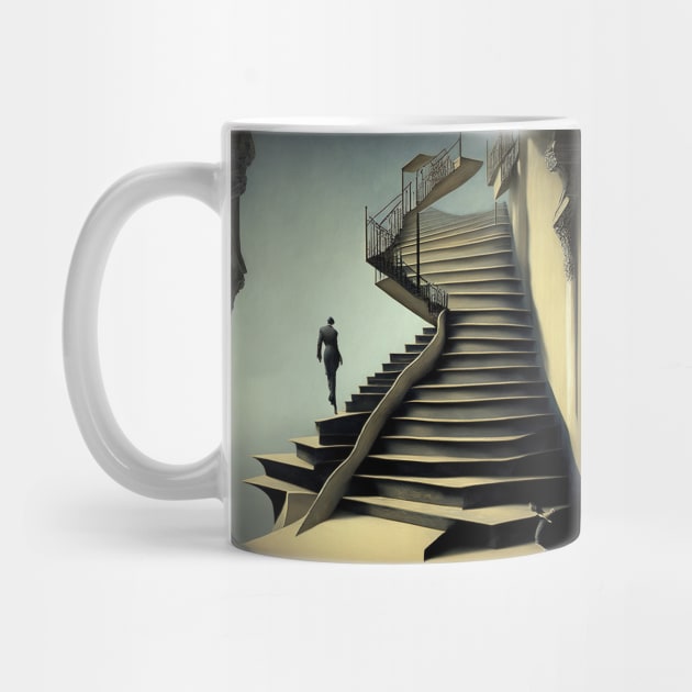 [AI Art] Stairways, inspired by the works of a surrealist master by Sissely